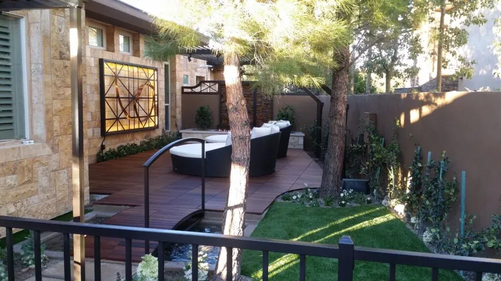 Sideyard sanctuary transformation photograph 2